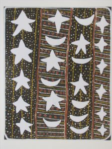 Japarra and Japalinga (Moon and Stars) - Print - Pauletta Kerinaiua