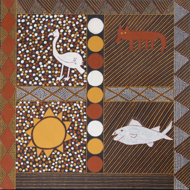 Tiwi Totems - Painting - Nancy Marie Kerinauia