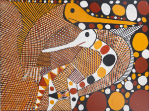 Tiwi Totems - Painting - Chris Black