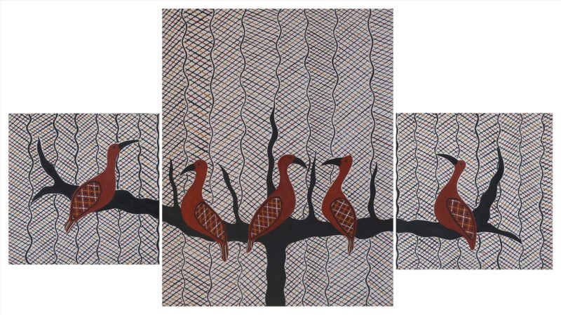 Tokwampini, the bird. - Painting - Nicholas  Mario