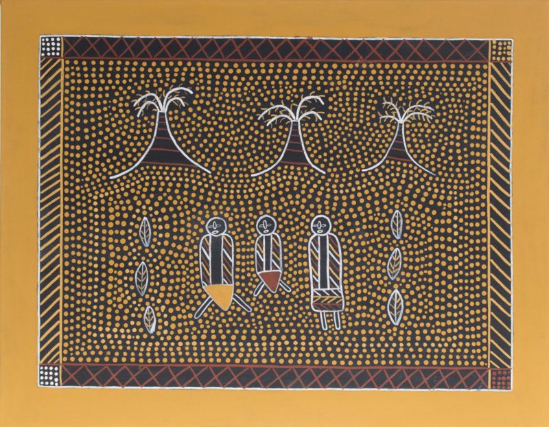 Purukapali, Wai-ai & Jinani - Painting - Jimmy Mungatopi