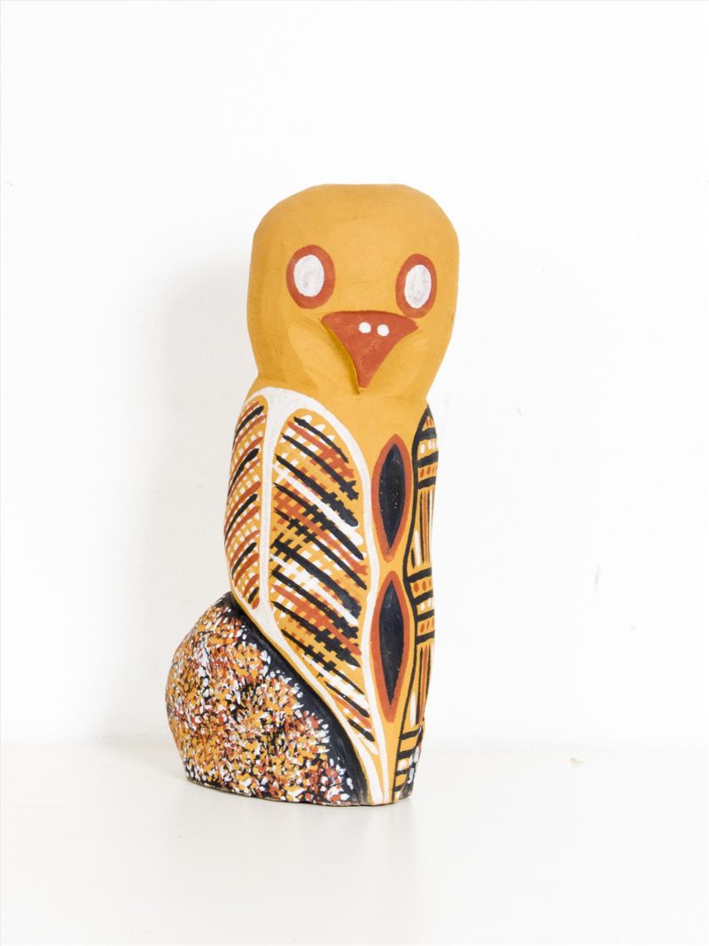 Tjurukukuni (Owl) - Ironwood Carving - Patrick Freddy Puruntatameri