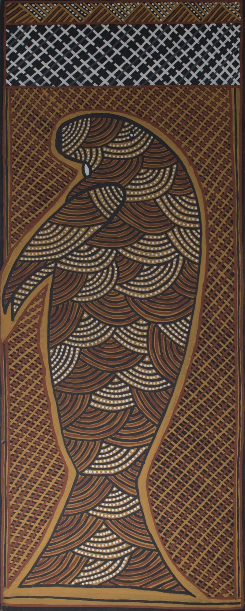 Mantuwujini (Dugong) - Painting - Raymond Bush