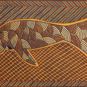 Mantuwujini (Dugong) - Painting - Raymond Bush