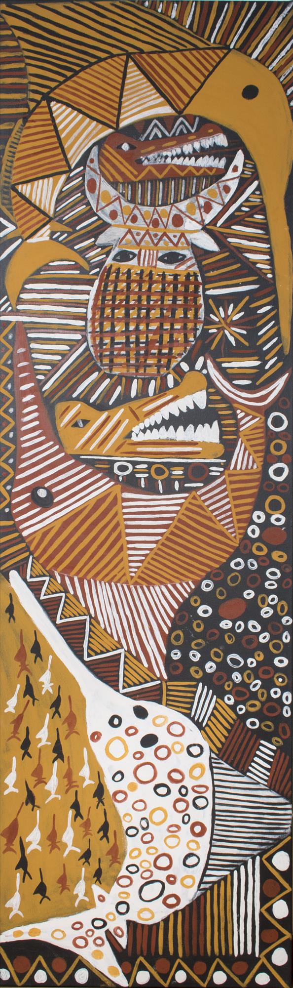 Tiwi Totems - Painting - Chris Black