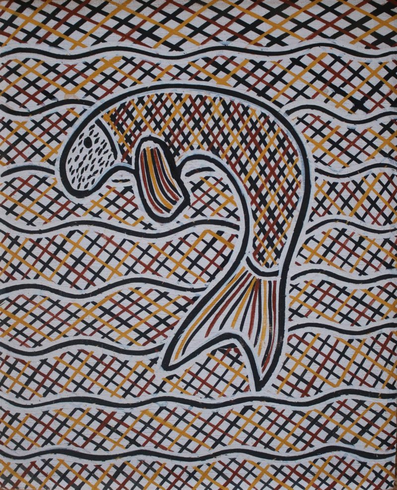 Mantuwujini (Dugong) - Painting - Nicholas  Mario