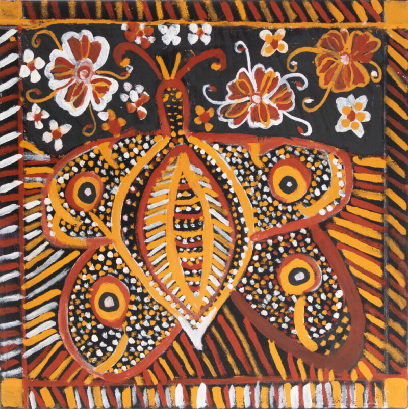Kwarikwaringa - Butterfly - Painting - Doriana Bush