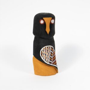 Tjurukukuni (Owl) - Ironwood Carving - Walter Brooks