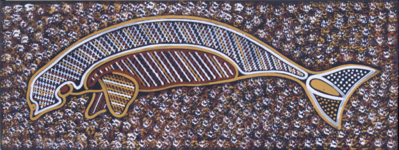 Mantuwujini (Dugong) - Painting - Patrick Freddy Puruntatameri