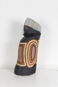 Ngaringa (Black Cockatoo) - Ironwood Carving - Nancy Marie Kerinauia