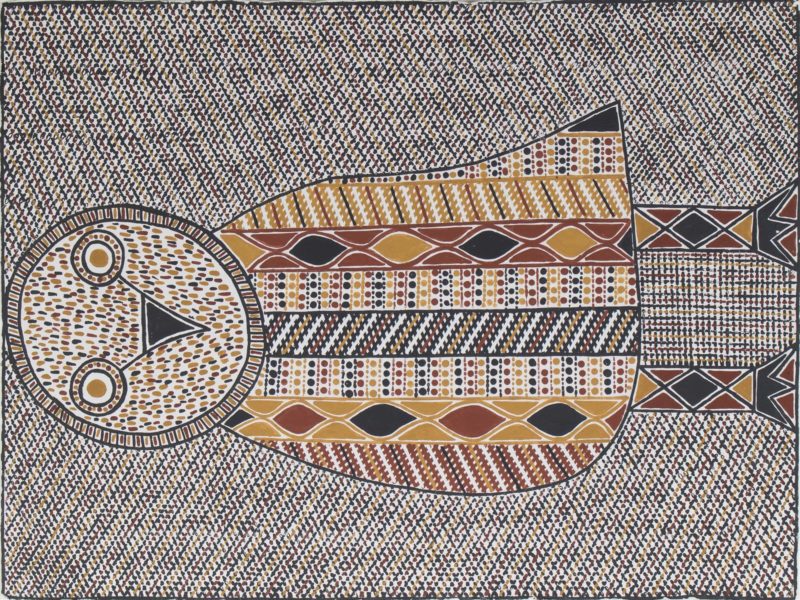 Tjurukukuni (Owl) - Painting - Janice Murray Pungautiji
