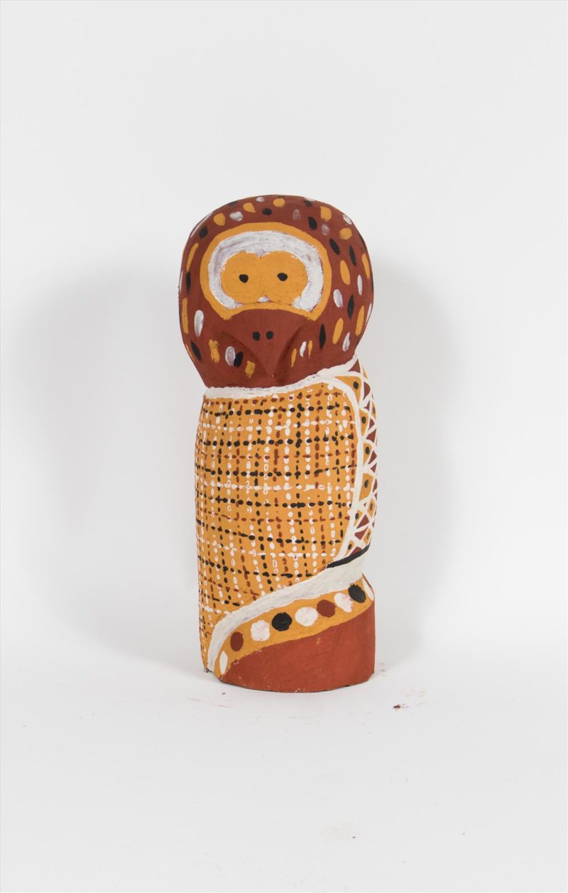 Tjurukukuni (Owl) - Ironwood Carving - Raylene Miller