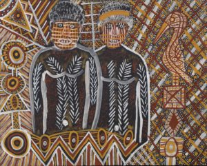 Tiwi Portrait - Painting - Johnathon Bush