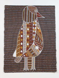 Tokwampini, the bird. - Painting - Janice Murray Pungautiji