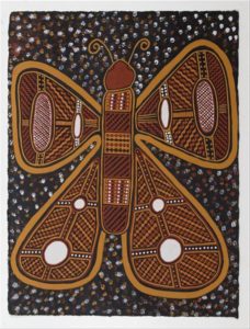 Kwarikwaringa - Butterfly - Painting - Geraldine Pilakui