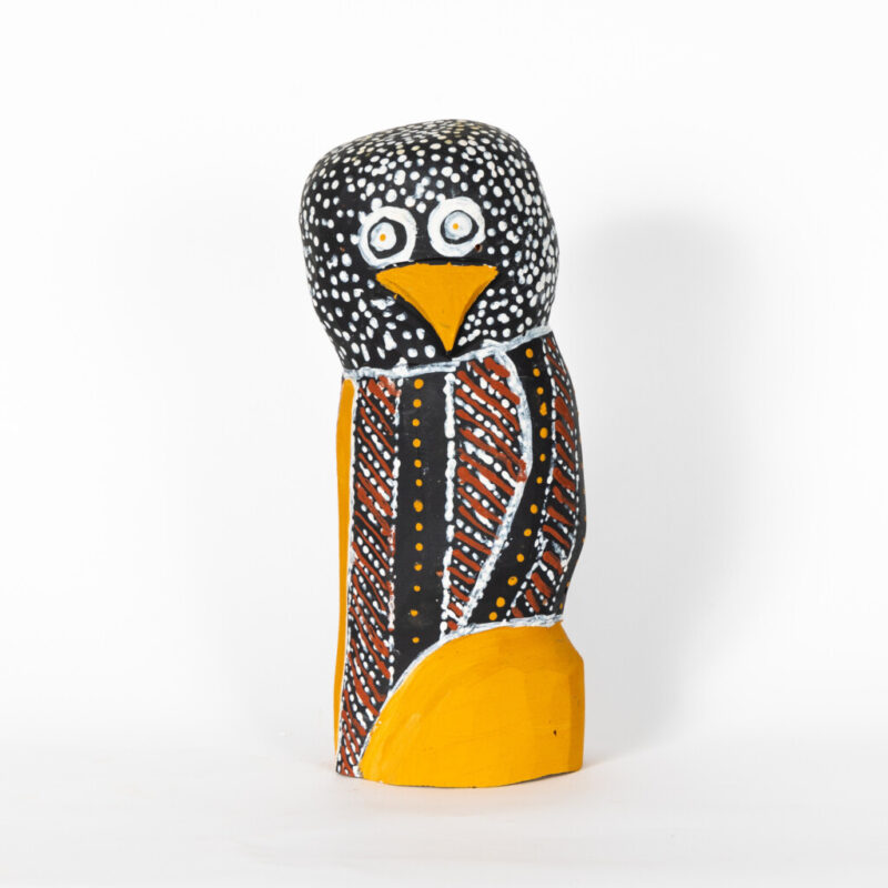 Tjurukukuni (Owl) - Ironwood Carving - Geraldine  Tipiloura