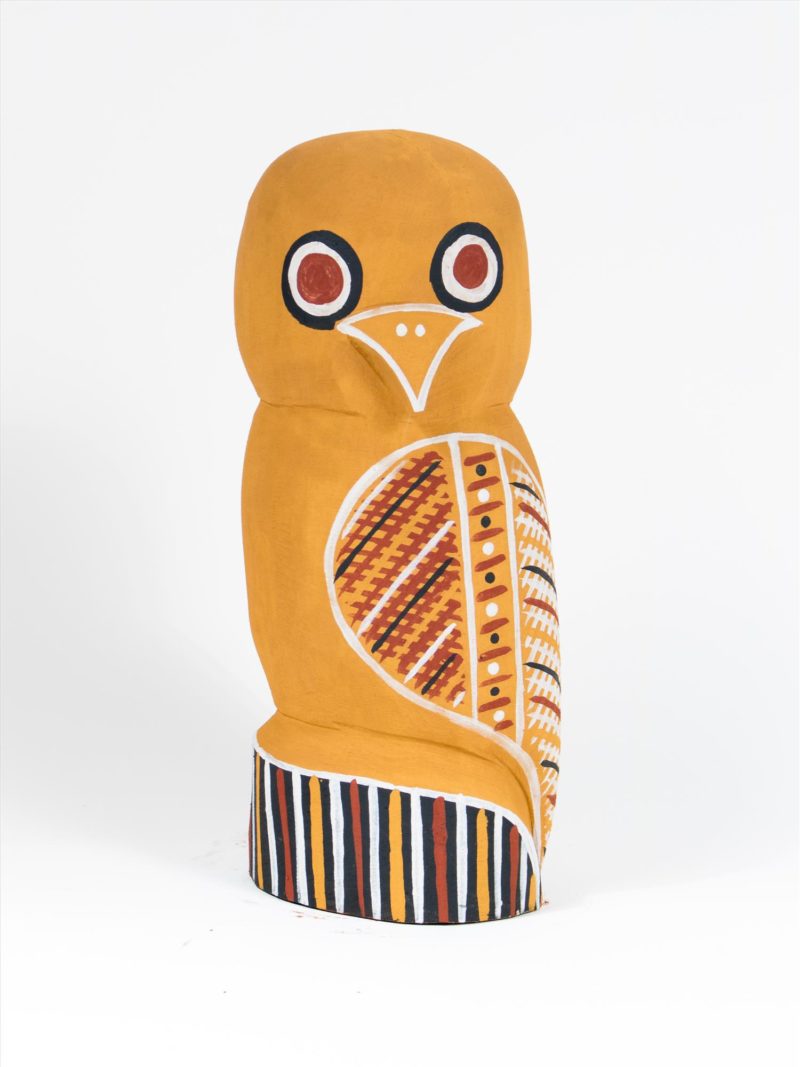 Tjurukukuni (Owl) - Ironwood Carving - Patrick Freddy Puruntatameri