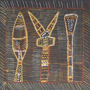 Tiwi Totems - Painting - Doriana Bush