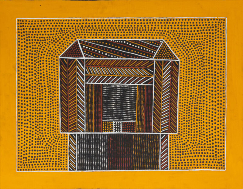 Thapuja (home) - Painting - Jimmy Mungatopi