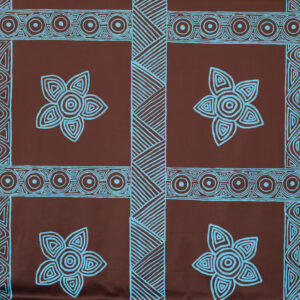Rokuni (bush flower) - Textiles - Kathleen Puruntatameri