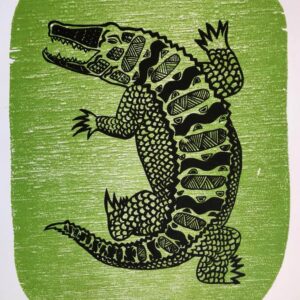 Yirrikipayi (Crocodile) - Print - Raelene Kerinauia