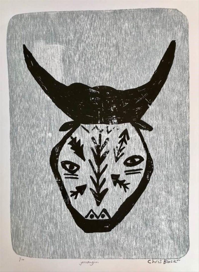 Jarrangini (buffalo) - Print - Chris Black