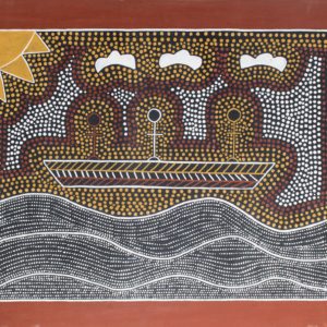 Kapala (boat) - Painting - Jimmy Mungatopi
