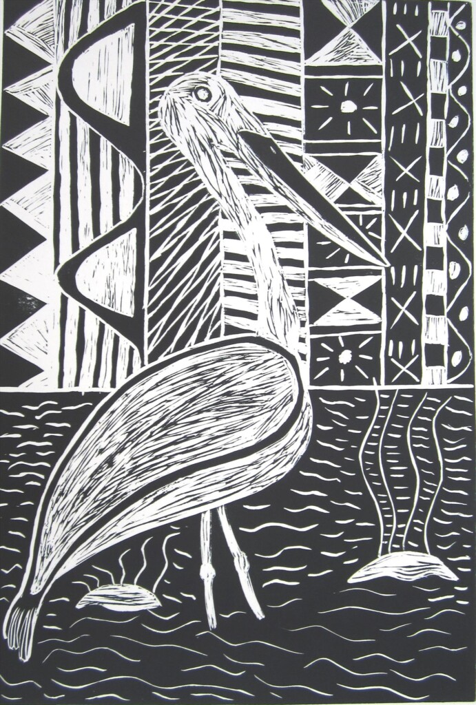Tokwampini, the bird. - Print - John Pilakui
