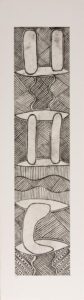 Tutini (Pukumani Pole) - Print - John Martin Tipungwuti