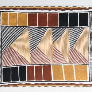 Jilamara - Painting - Nicola Miller Mungatopi