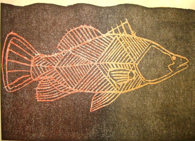 Fish (Muputi) - Print - John Anthony Wuribudiwi Wilson