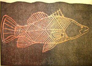 Fish (Muputi) - Print - John Anthony Wuribudiwi Wilson